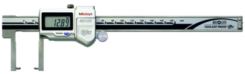 Pied à coulisse ABSOLUTE Digimatic avec becs à pointe pour la mesure extérieure