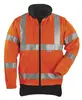 HI-WAY Veste polyes. hi-viz orange, manch amov,3M M classe 3