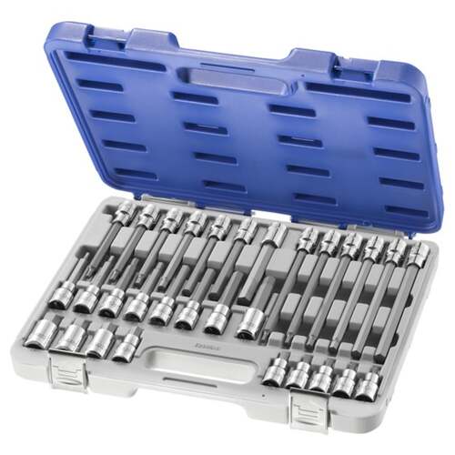 COFFRET DE DOUILLES TOURNEVIS 6 PANS 30 PIÈCES