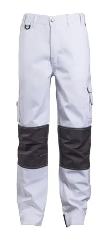 CLASS WHITE Pantalon blanc 65% poly/35% coton
