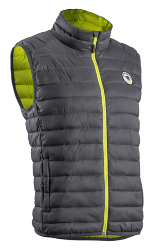 Gilet KUMA gris zipper jaune