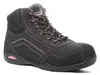 RUBIS S3 Chauss sécu haute femme, noire/rose T36