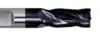 Fraise d&#039;ébauche deux tailles 4 dents HSS-CO8 revêtue [W] W18X32-92mm
