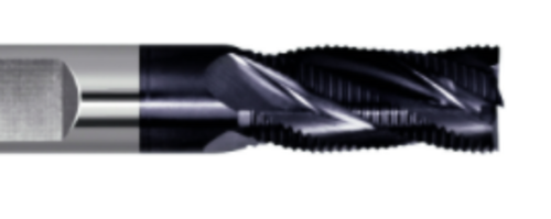 Fraise d'ébauche deux tailles 4 dents HSS-CO8 revêtue [W] W18X32-92mm