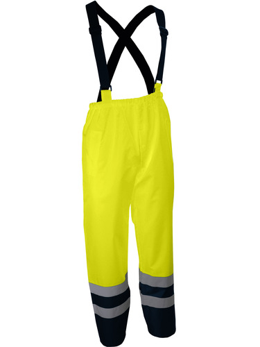 PANTALON PLUIE HV JAUNE S-3XL