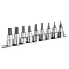 JEU DE 9 DOUILLES TOURNEVIS TORX 1/2&quot;