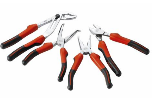 Jeu de 4 pinces bi-matière à ressort