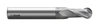 FRAISE MICROGRAIN DIN6528N 2Z HEMISPHERIQUE - 9425 - 02,00 mm