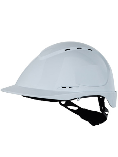 Casque de chantier aéré en A.B.S. Serrage crémaillère