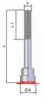 Prises rallonges monobloc exécution filetée 55-100mm bleu