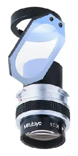 Miroir semi-réfléchissant pour objectif 10X