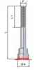 Prises rallonges monobloc exécution filetée 105-150mm