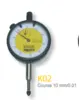 Comparateur à cadran Baker K02 course 10mm résolution 0.01mm