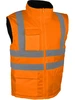 GILET HV ORANGE POLAIRE S-3XL