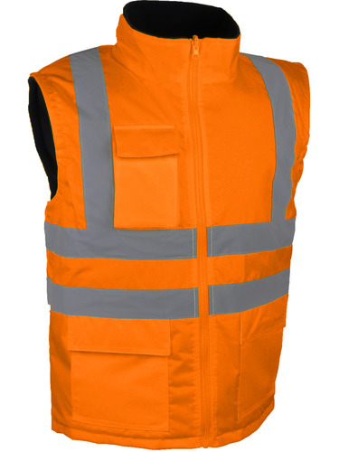 GILET HV ORANGE POLAIRE S-3XL