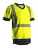 KYRIA T-shirt hi-viz jaune/marine polyester , L classe 2