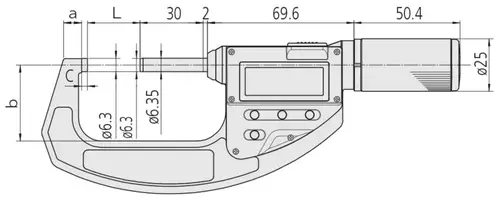 Micromètre QuickMike Digimatic 0-30mm