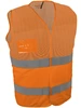 GILET HV ORANGE+MESH, L A XXL