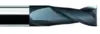 Fraise deux tailles 2 dents carbure revêtue D4,5X15 -50