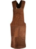 Tablier soudeur en croute de cuir marron 90 x 70 cm
