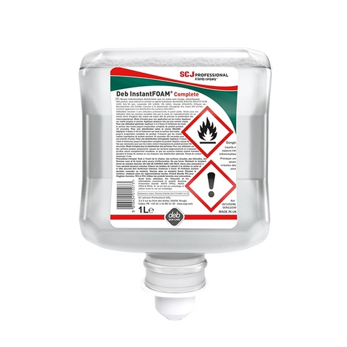 Mousse hydroalcoolique pour la désinfection des mains