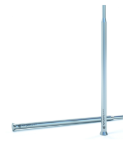 Poinçon cylindrique épaulé tête conique inox - PO-01 [3x2,9x71]