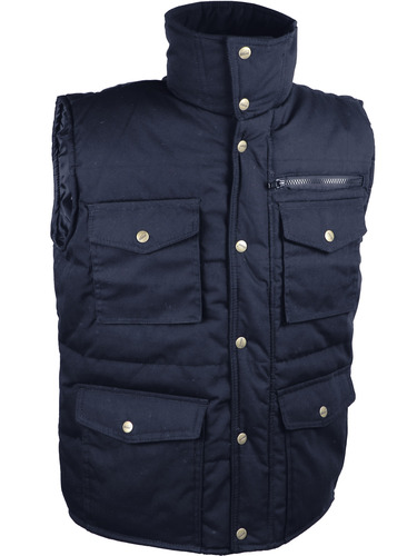 GILET MULTIPOCHES MARINE M-3XL