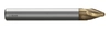FRAISE CONIQUE RAYON 3 RAYONS TURBINES - 9457 - D08,00-G20-R01,50-R250,00-R04,00 - SUA