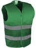 GILET VERT 2 BANDES HV L-2XL