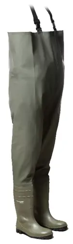 CHEST SAFETY Waders de sécurité PVC vert