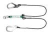 Longe double à absorbeur corde tressée PIRUS 1,3 m