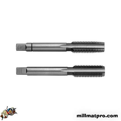 Jeu de 2 tarauds a main HSS droites