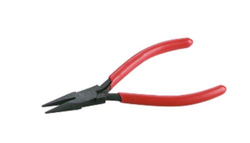 Pince électronique bec 1/2 rond droit
