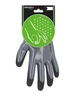 Gant nylon enduit nitrile double couche, protection huile/graisse T.8