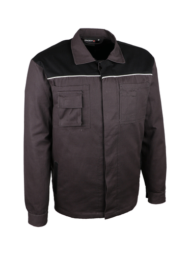 VESTE GRISE 100 % COTON S-3XL