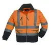 Polar Station Veste Hi-viz orange/marine, manch.amov. L