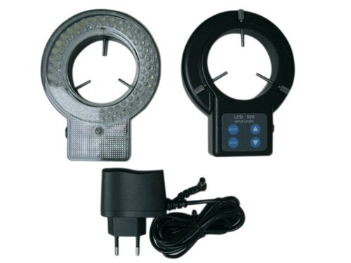 Eclairage annulaire 72 LEDS 4 secteurs indépendants