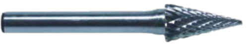 Fraise lime conique pointue carbure D6xD6