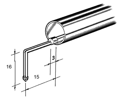 Palpeur pour rugosimètre type SB120S pour RT90G et TL90