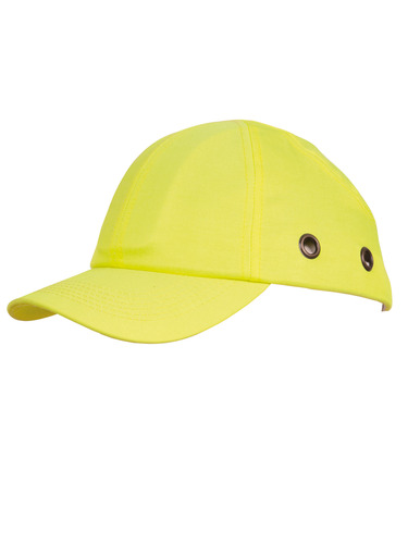 Casquette anti heurt Jaune fluo, Coque ABS