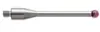 bille rubis Ø2xL20 mm  tige inox Ø1,4 Lg utile 14 mm