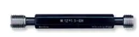 Tampon fileté double METRIC 6H en acier filetage a droite M8X1.25