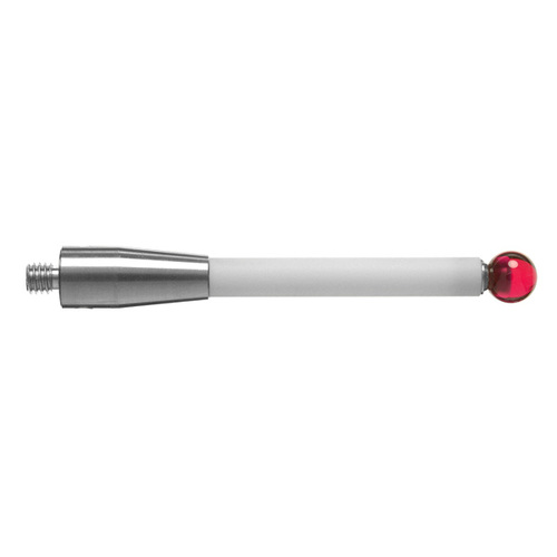 Boule rubis M4 Ø4 mm, tige céramique, L 50 mm, EWL 33,5 mm