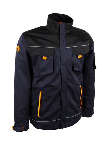 VESTE MARINE POLY/COTON S-3XL