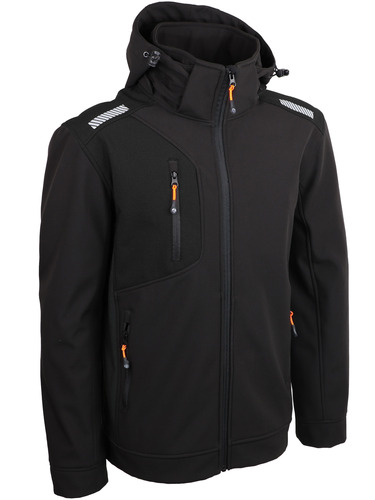 VESTE SOFTSHELL NOIRE S A 3XL