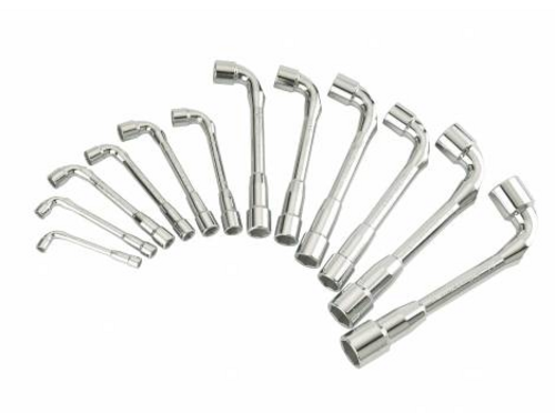 Jeu de 12 clés à pipe débouchées 6x6 pans