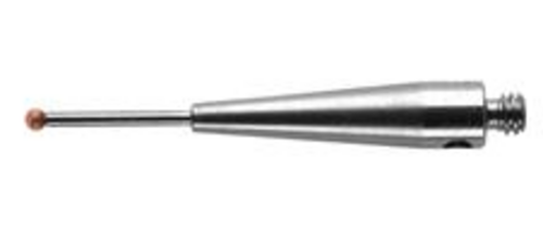 Stylet bille rubis M2 Ø1 mm, tige en carbure de tungstène, L 20 mm, EWL 7 mm