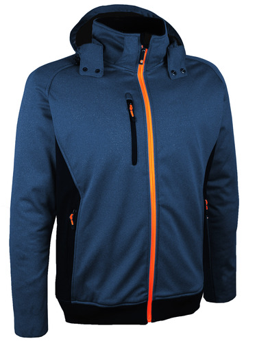VESTE SOFTSHELL BLEU S A 4XL