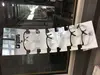 PRESENTOIR LUNETTES  BLANC AVEC MIRROIR POUR 6 PC lot de 2