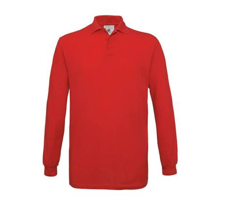 Polo coton 180 manche longue [TL]